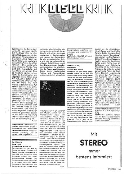 Stereo Magazin Germany Kritik Disco Kritik Nov 1977 Part#2